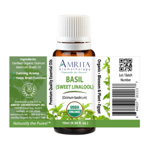 Basil Sweet Linalool Organic Essential Oil