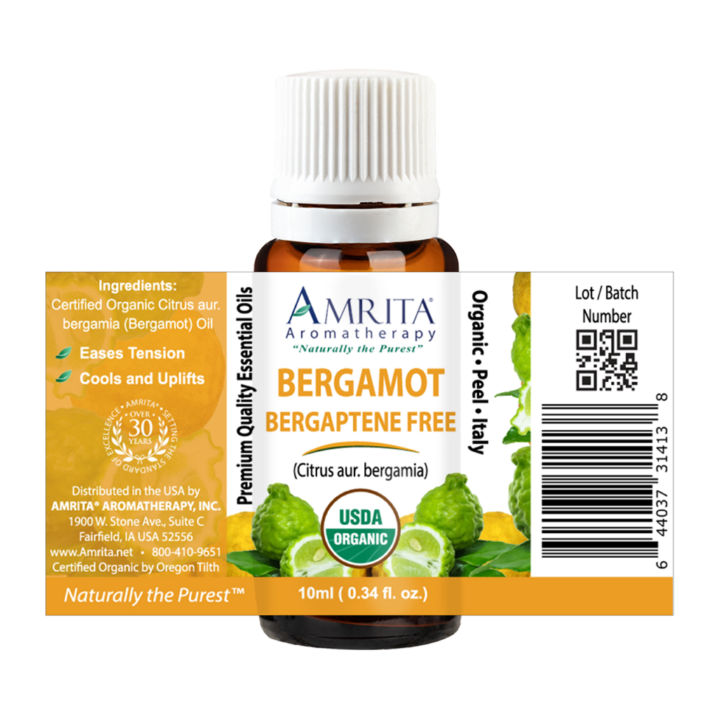 Bergamot Bergaptene Free Organic Essential Oil