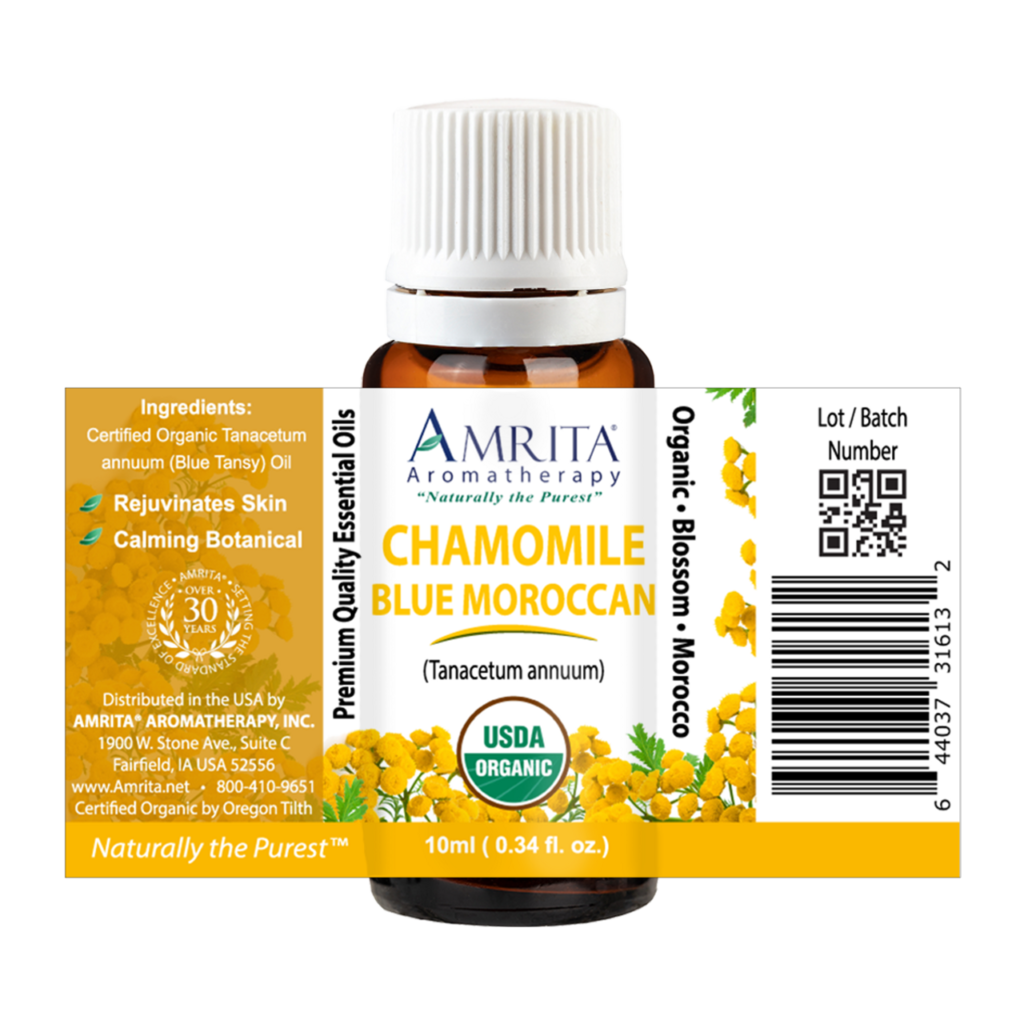 Chamomile Moroccan Blue Tansy Organic Essential Oil