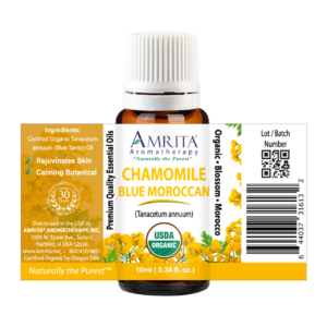 Chamomile Moroccan Blue Tansy Organic Essential Oil