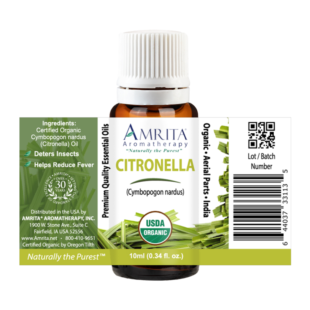 Citronella Organic Essential Oil