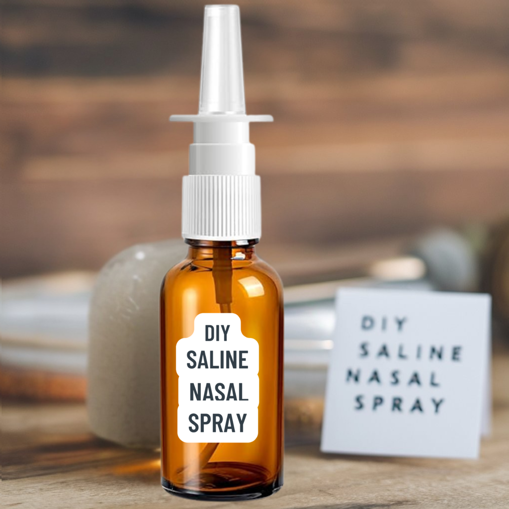 DIY Saline Nasal Spray