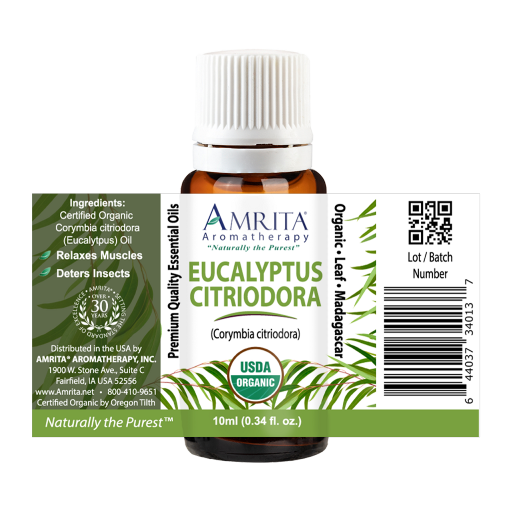 Eucalyptus Citriodora Organic Essential Oil