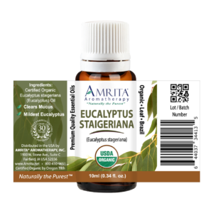 Eucalyptus Staigeriana Organic Essential Oil