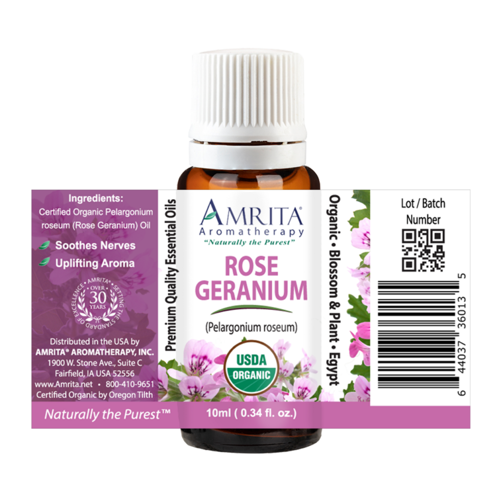 Geranium Rose Organic Essential Oil