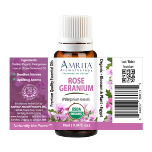 Geranium Rose Organic Essential Oil