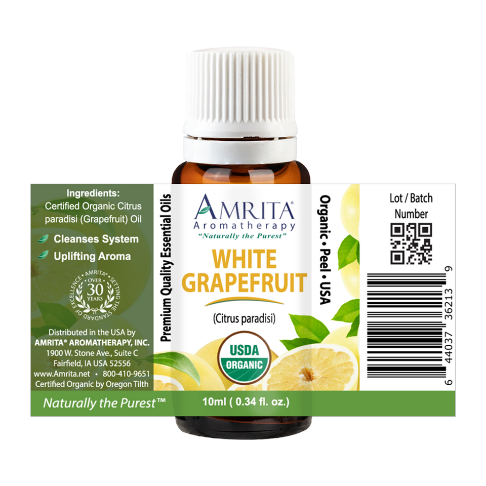 Grapefruit White Organic Essential Oil