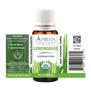 Lemongrass Organic Essential Oil