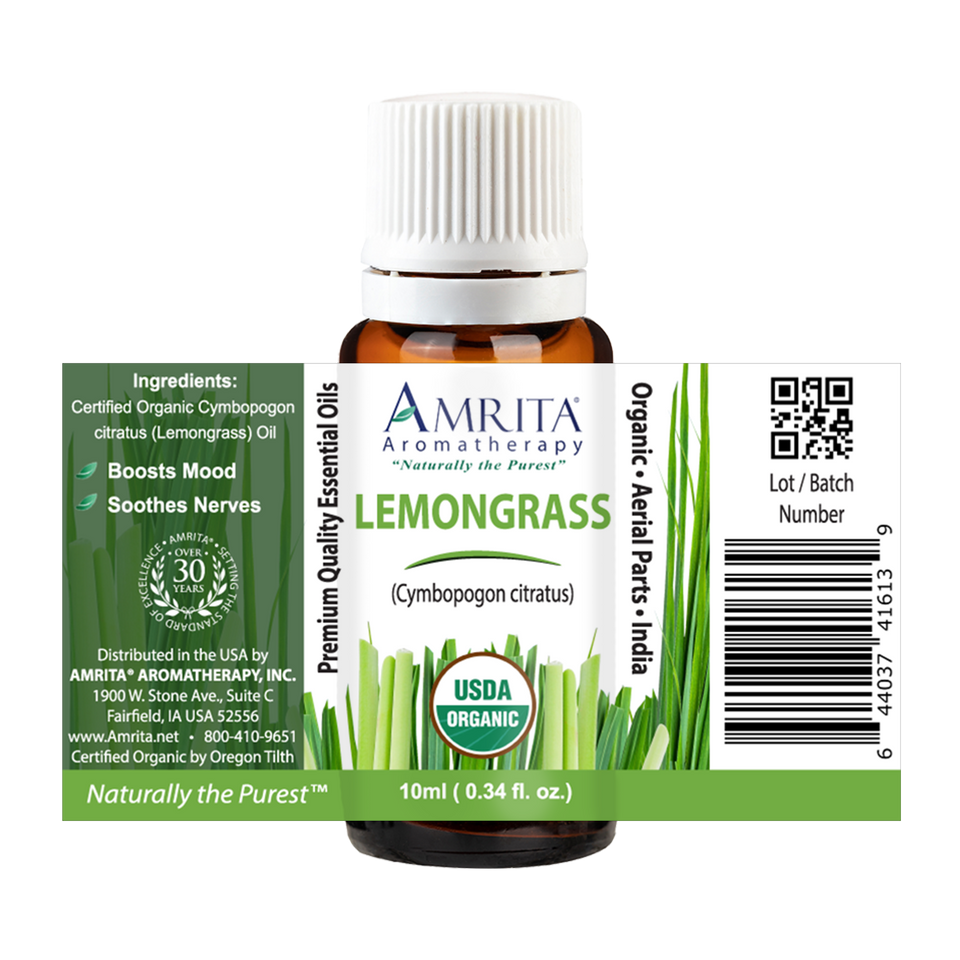 Lemongrass Organic Essential Oil