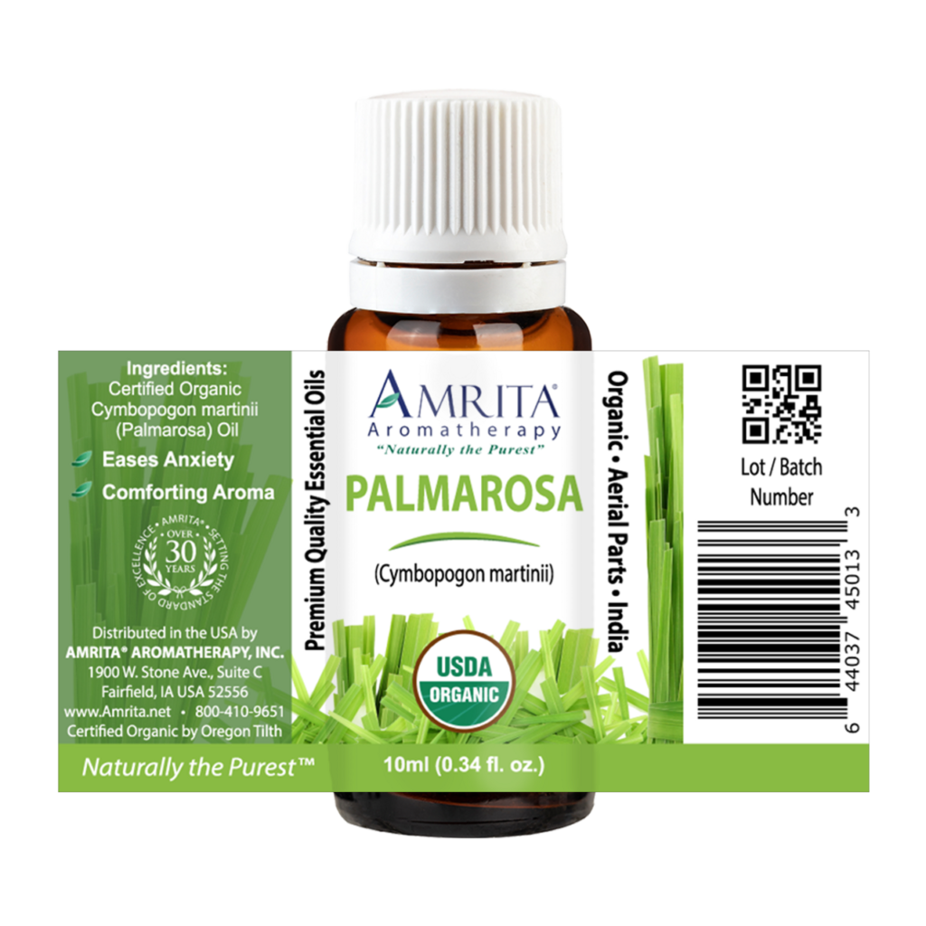 Palmarosa Organic Essential Oil