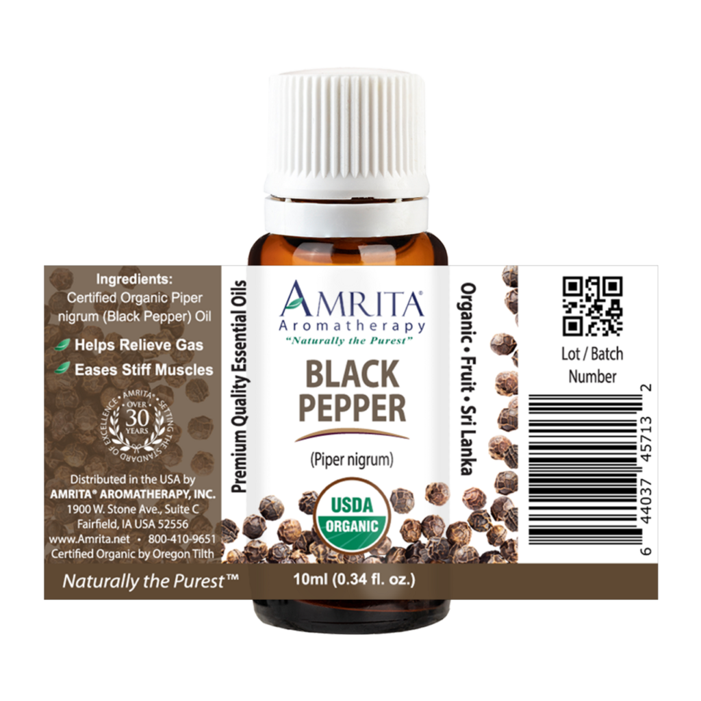 Pepper Black Organic Essential Oil