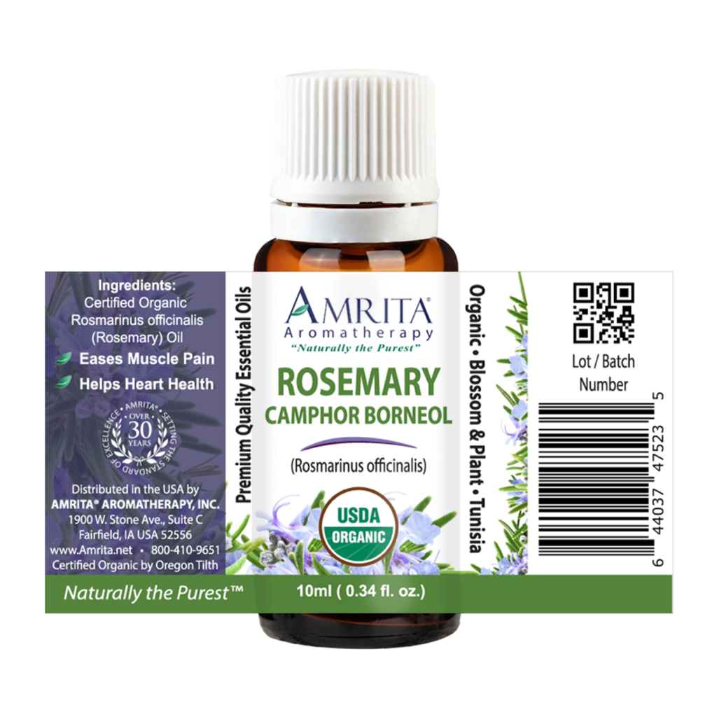 Rosemary Camphor Borneol Organic Essential Oil