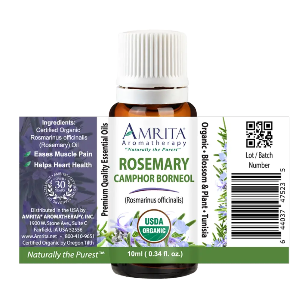 Rosemary Camphor Borneol Organic Essential Oil