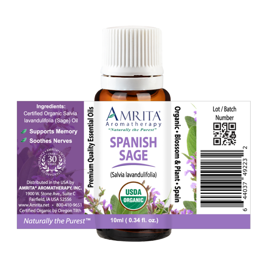 Sage Spanish Organic Essential Oil