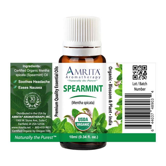 Spearmint Organic Essential Oil