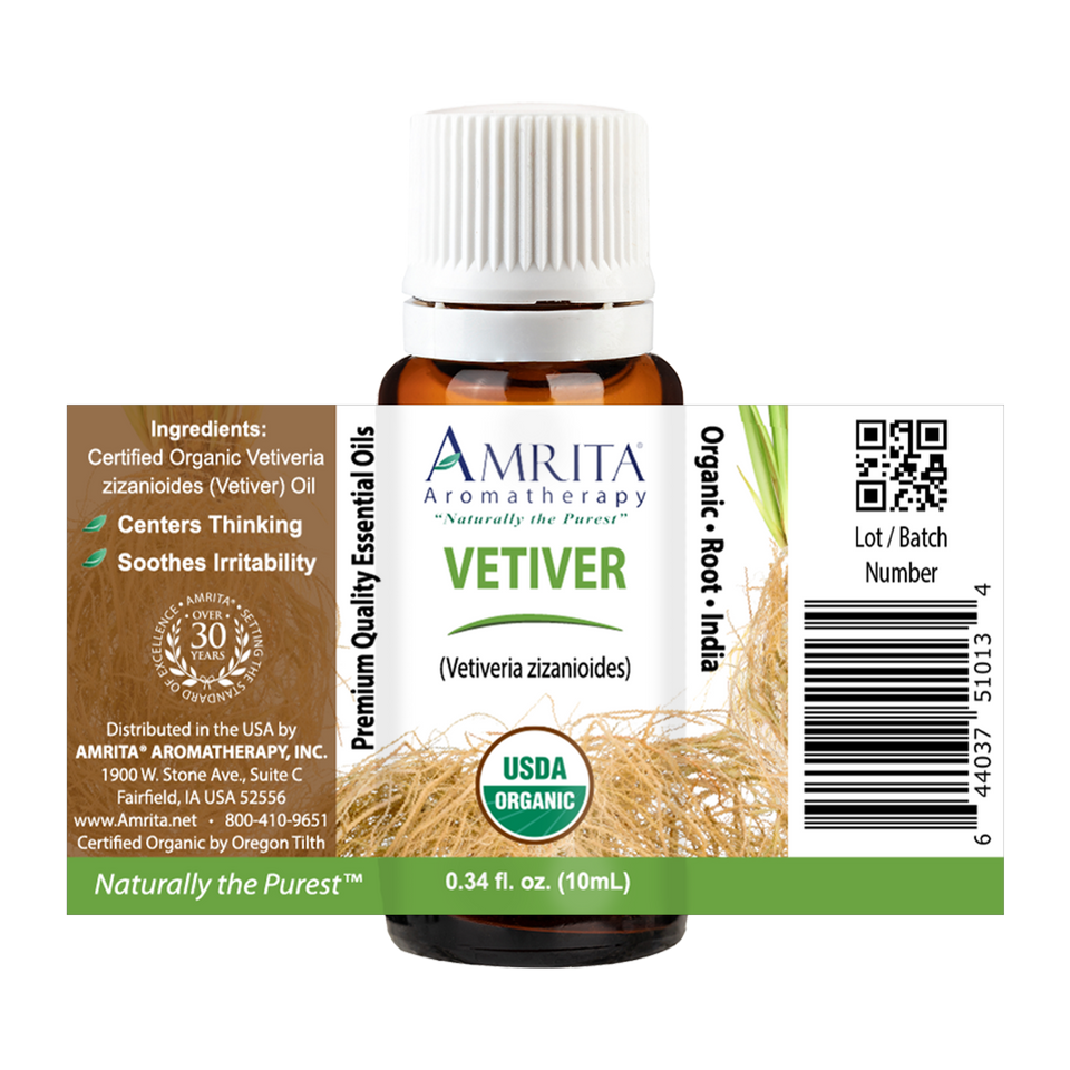 Vetiver Organic Essential Oil