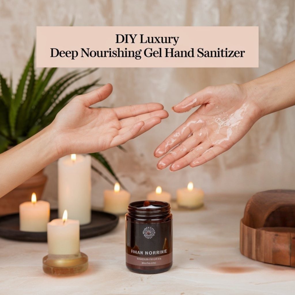 DIY Luxury Deep Nourishing Gel Hand Sanitizer