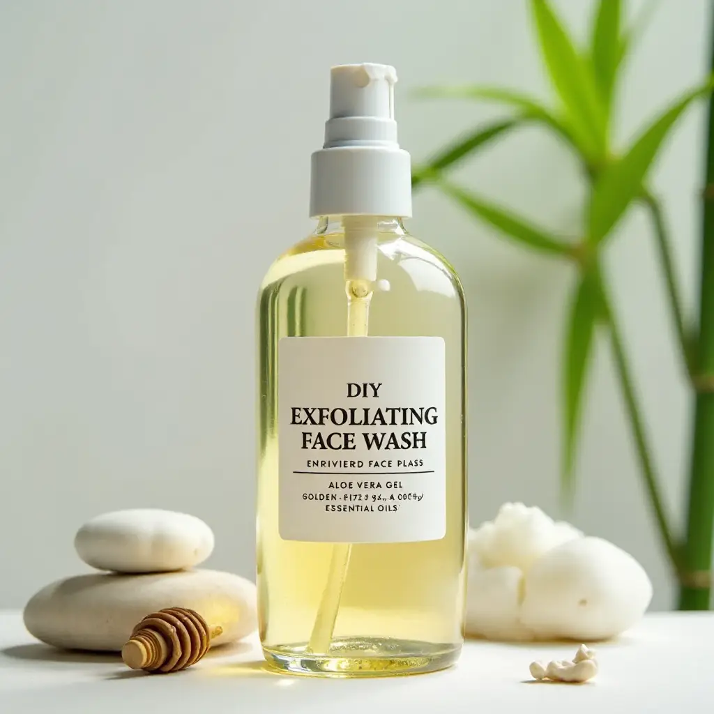 DIY Exfoliating Face Wash