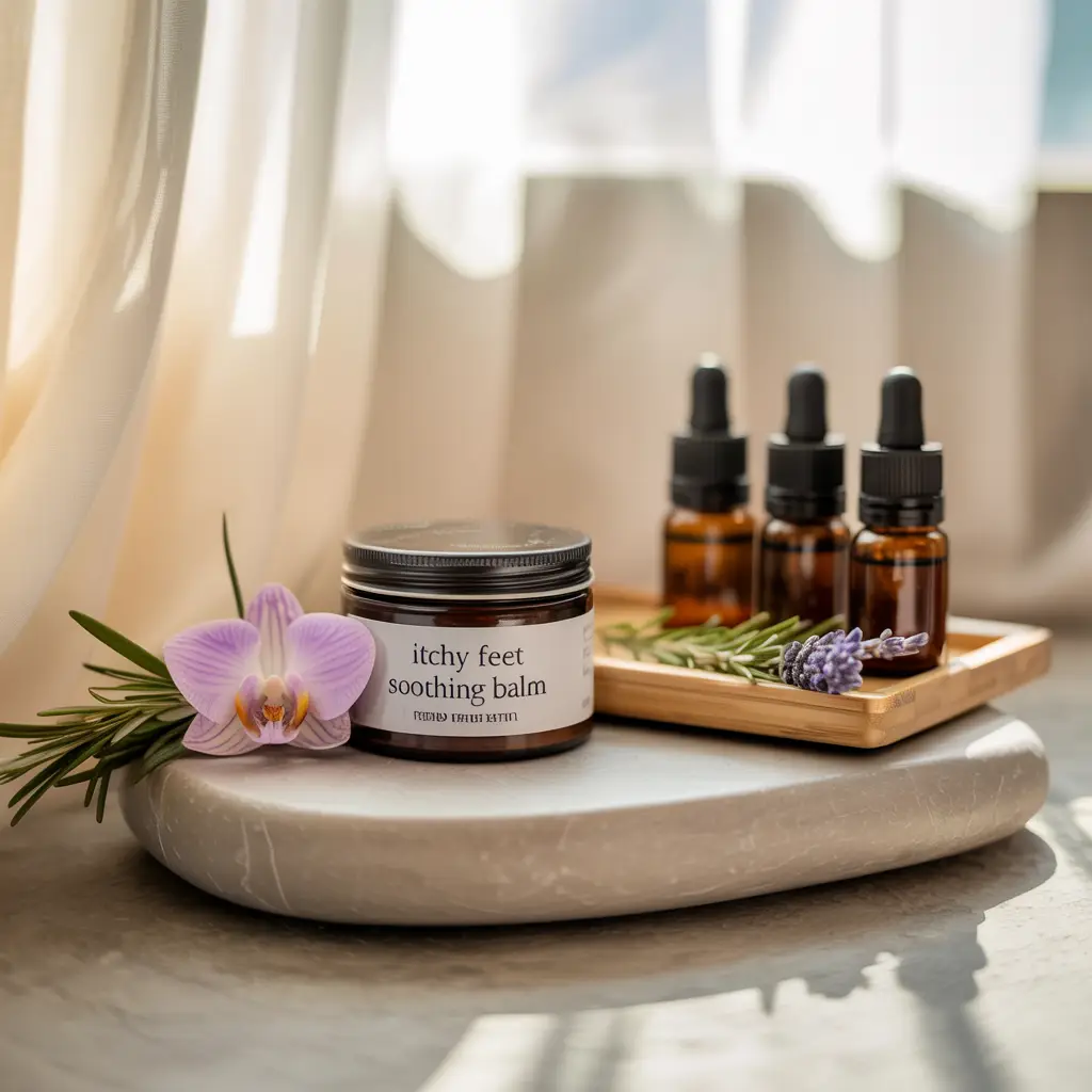 Soothe Itchy Feet Using Essential Oils